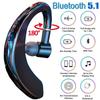 Беспроводная гарнитура Bluetooth5.1, спортивные наушники CVC 8.0 с шумоподавлением, деловой крючок с длительным режимом ожидания, наушники с микрофоном