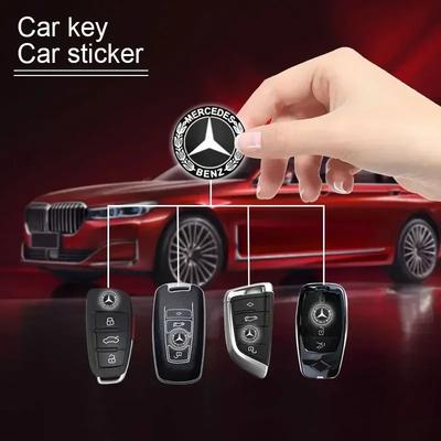 Новые Автомобильные Наклейки Для Mercedes Benz Специальная Накладка-Эмблема На Ключ Для Mercedes Benz GLC63 GLC43 GLC250 GLC300 X