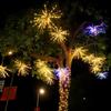 Solar Fireworks Light LED Fairy Lamp Outdoor Waterproof 8-Mode 17Key Remote Control Suspended Garden Tree Christmas Decoration
