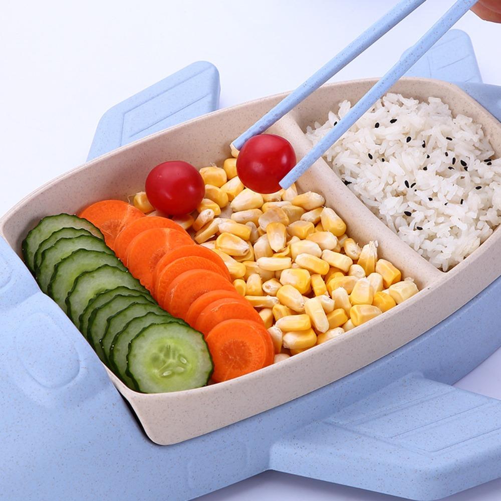 Deepened Food Tray Cartoon Dinning Plate Eco-friendly Food Dish Gifts
