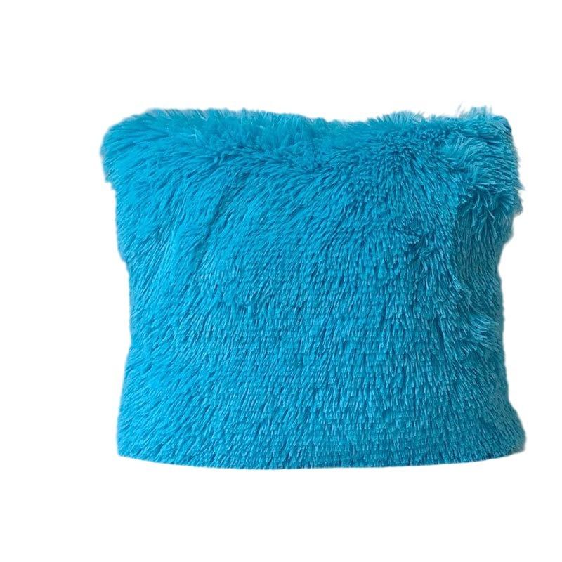 Скандинавская плюшевая наволочка Современная простая Кристальный плюш Мягкая Удобная Однотонная Наволочка Наволочка