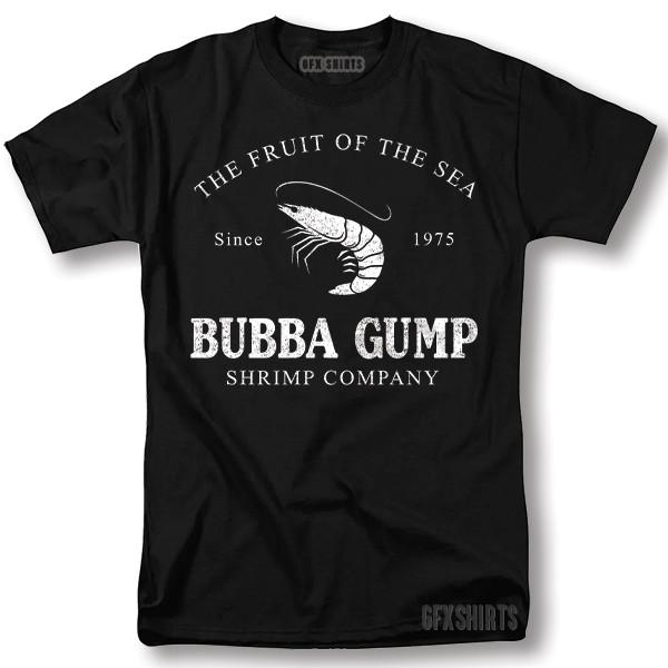 Футболка Bubba Gump Shrimp Company, футболка с саркастическим графическим принтом по мотивам фильма «Форрест Гамп»