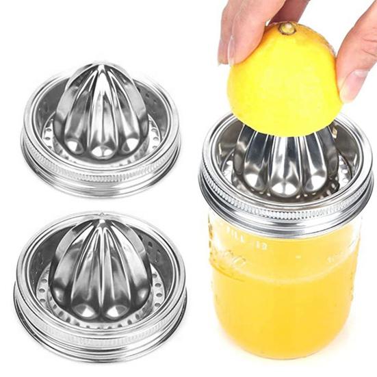 Yousheng Lemon Orange Juicer Ручная соковыжималка Ручной пресс-соковыжималка Крышка для банки Mason с широким горлом Соковыжималка для цитрусовых