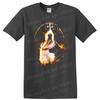 Dog Art Print T Shirt Cool Pet Lover Tee Black And Tan Dog Design