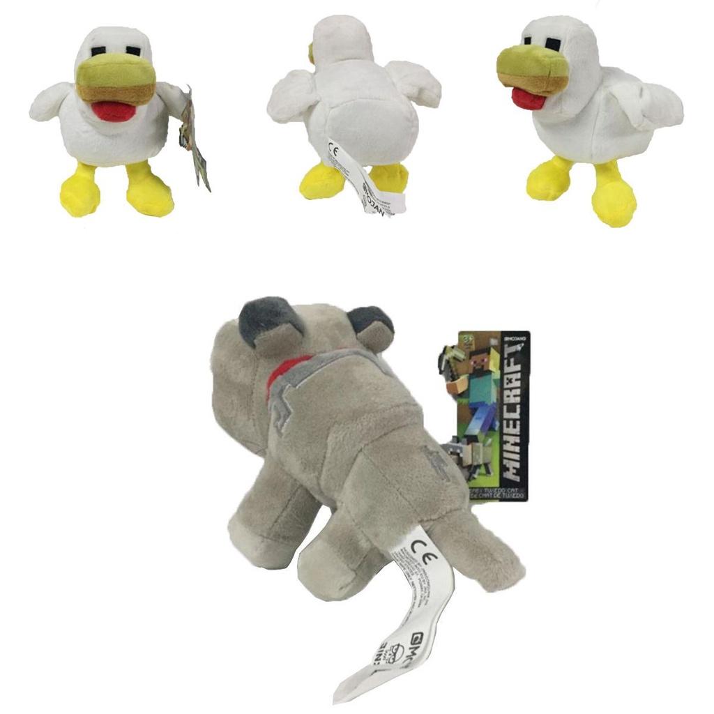 Очаровательная 20-сантиметровая плюшевая игрушка Minecraft Снежный голем Волк Цыплята Мягкая набивная игрушка Подарок