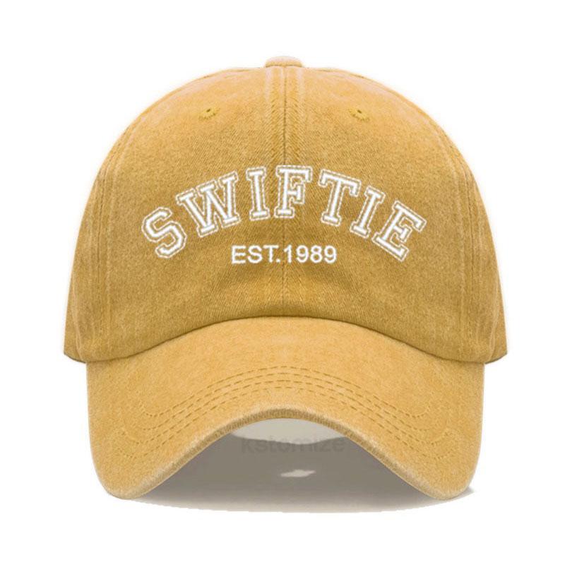 SWIFTIE 1989 Embroidery Baseball Cap for Men Women Unisex Washed Cotton Dad Hat Sun Hat Gift Fans Outdoor Sports Dropshipping