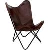 Leather Butterfly Chair, Leather BKF, Living Room, Relaxing Chair (Full Chair)