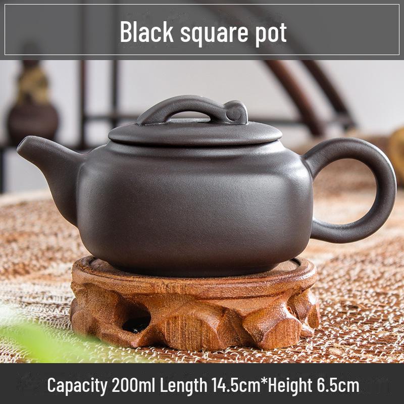 Коллекция чайников из фиолетовой глины: 72 модели, чайники Zhuni Xishi объемом 120–200 мл, идеально подходящие для утренних рынков