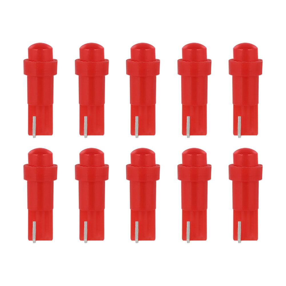 10 шт. Автомобильная светодиодная подсветка приборов T5 COB, высокая яркость, энергосберегающие аксессуары, лампа для внутреннего индикатора автомобиля B1G3