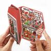 Kawaii 3D Small Shop 19.0 Miniature Scene Stickers Visual Stacking DIY Scrapbooking Pocket House Stickers Children Festival Gift