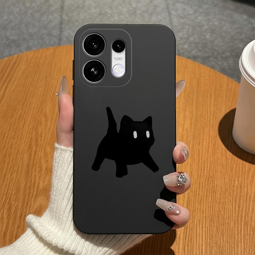 Чехлы Для Oppo Reno16 15 14 13 12 F 15c 16c Reno15 16 Pro Телефон Бампер Модный Леопардовый Кружевной Узоры Бабочки Матовый Силиконовый Защита от Отпечатков Пальцев Корпус