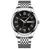 UTHAI Men's Watch High End Calendar Luminous Steel Wristband Fashion Trend Classic Business Quartz Watch Clock Gift