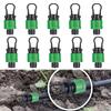 10x Drip End Fittings For With 16mm Drip Tape Tubing Sprinkler Garden Watering Equipment For Irrigation Pipe Joints Accessories