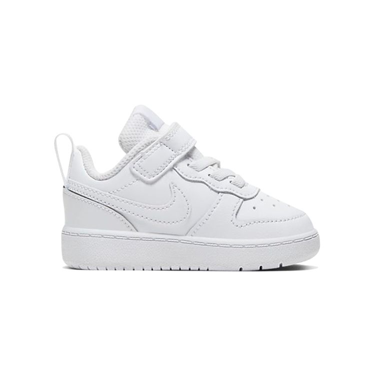 Nike Белые детские кроссовки Court Borough Low 2 TD Triple BQ5453-100