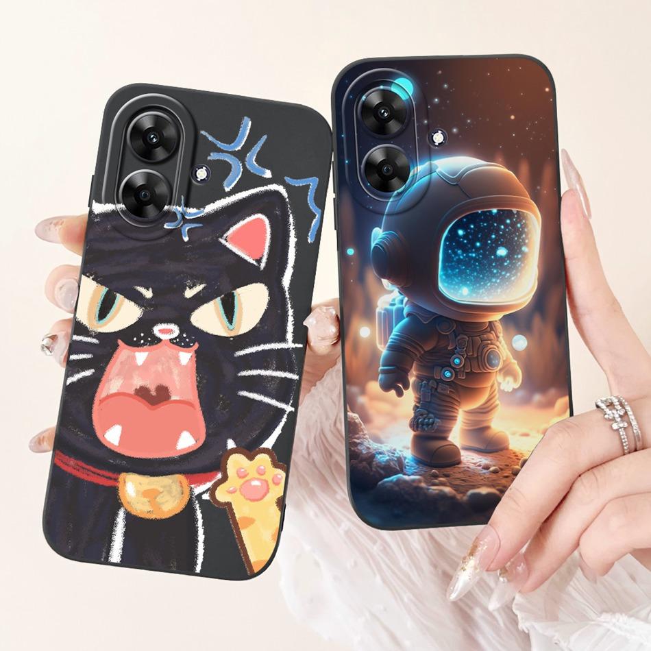 Для Realme Note 60 2024 Милый Мультяшный Чехол-Кролик Панда Для Realme Note60 4G Мягкий Силиконовый Ударопрочный Чехол