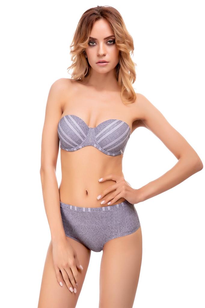 Комплект белья: бюстгальтер с уплотнённой чашкой и трусики слип Leilieve (55807)