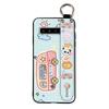 Lanyard Dirt-resistant Phone Case For Samsung Galaxy S10 5G/SM-G977N Soft Case Waterproof Wristband Anti-dust Cartoon