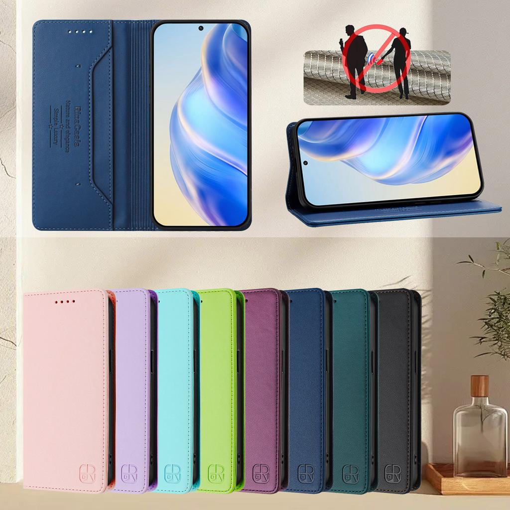 Для Oppo A92s,A72,A52,A54,A74,F19,Reno6 Lite,A94,A15,A94,Reno8,Reno9,A98... Премиальный чехол-кошелек из искусственной кожи, ударопрочный и с блокировкой RFID