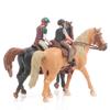 Simulation Mini Animals Horse Racing Models Action Figures Model Education Toys