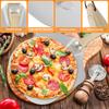 Aluminum Metal Pizza Shovel Spatula with Foldable Wooden Handle Nonstick Oven Cake Lifter Transfer Tray Baking Homemade Bread