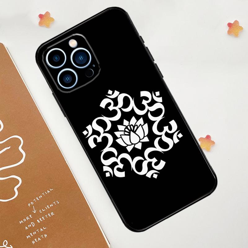 Буддизм Будда Ом Хамса Дзен Чехол для телефона Для iPhone 17 Pro Max 14 13 12 11 15 16 Pro Max mini 15 Plus 16e 17 Air Funda
