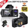 Car DVR 3 Camera Dash Cam for Cars 2Inch WIFI 1080P Video Recorder Night Vision  Rear View Camera Black Box Car Assecories