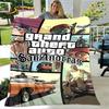 Мягкое плюшевое одеяло Grand Theft Auto GTA Game Gamer, фланелевое одеяло для гостиной, спальни, кровати, дивана, чехол для пикника