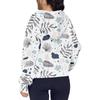 Women's Hoodies  Long Sleeve Casual Full Zipper Sweatshirts Thumb Hole Sweatshirts Coat Jackets  With Pockets