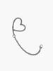 Брелок-клипса MARGESHERWOOD HEART CLIP_состаренное серебро