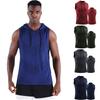 Мужские жилеты для бега, майки, толстовки без рукавов, рубашки для бега, спортивные блузки, топы для фитнеса, одежда для фитнеса, марафона