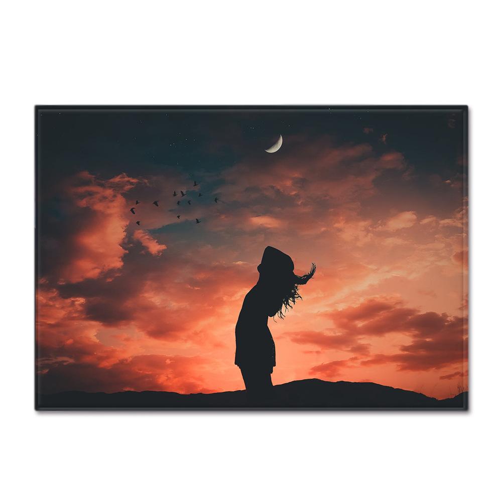 Scenic Carpet Feather Wind Bedroom Floor Mat