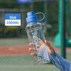 Спортивная бутылка для воды Shangqi Outdoor для прямого питья - 2 шт., 1000 мл, Синий
