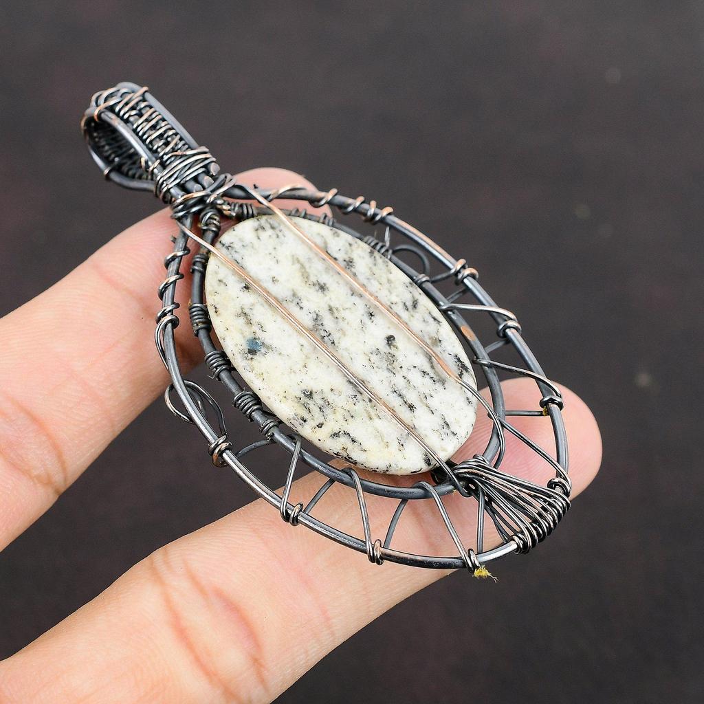 Tree Of Life K2 Jasper Copper Wire Wrapped Pendant Copper Jewelry Handmade Gemstone Pendant Tree Of Life Jewelry Wrapped Pendant For Gift