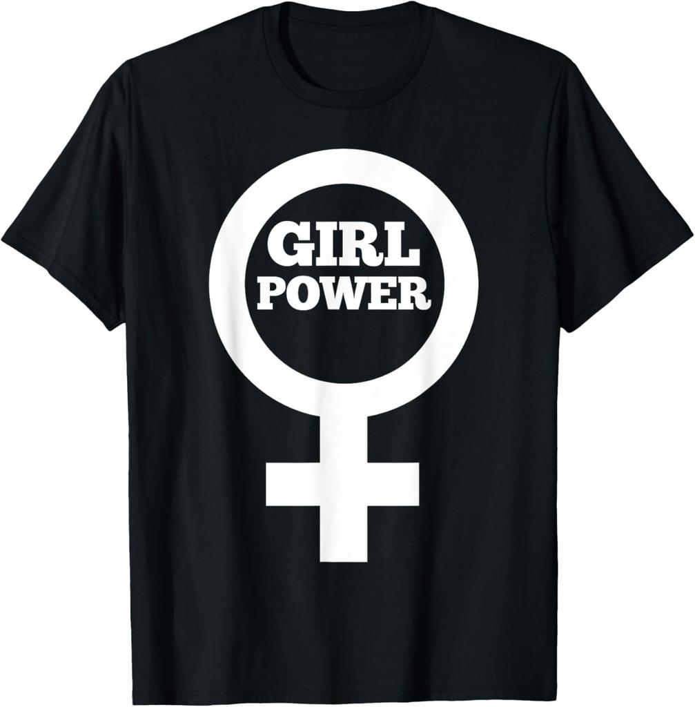 Girl Power Cute Female Symbol Venus Equality Powerful Women T-Shirt