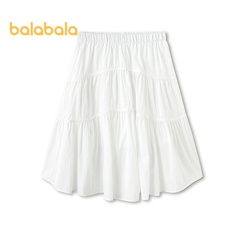 Balabala Girls' Tiered A-Line Skirt