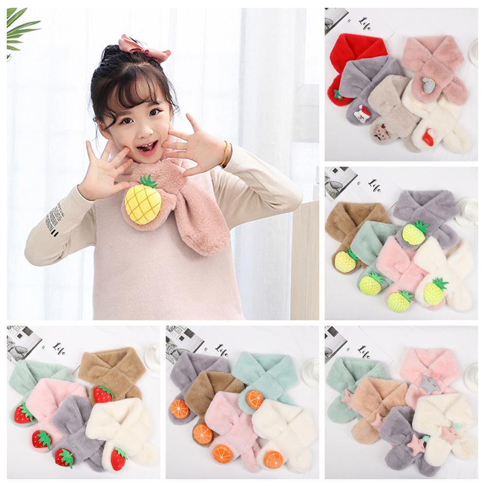 Мальчики Девочки Сохраняйте тепло Воротник Утолщение Детские Шарфы Шейный платок Шарф для малышей Детские Шали