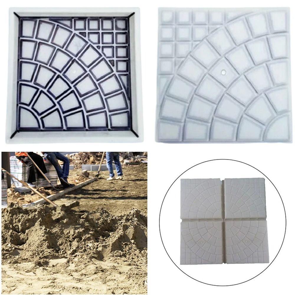 1Pcs Plastic Paving Brick Mould 25x4cm Walkway Brick Mold Walk Maker For Lawn Patio Yard Garden