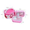 Bread Barbershop Kids Stainless Steel 2-Tier Lunch Box with Bag Set