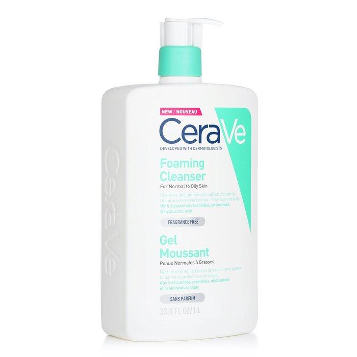 CeraVe Пенящееся очищающее средство для нормальной и жирной кожи (с насосом)