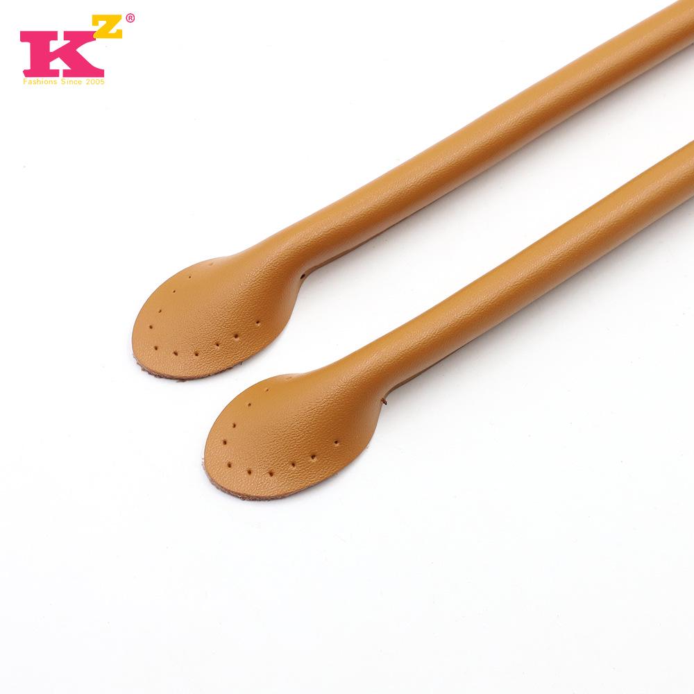 Черная натуральная кожаная ручка для сумки - 50 см, швейные нитки ручной работы из коровьей кожи, аксессуары для сумок своими руками