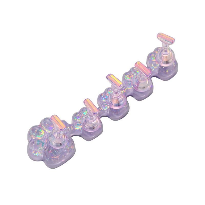 Подставка для ногтей в виде кошачьего когтя для накладных ногтей из смолы Аврора, демонстрационные полки, магнитный держатель для дисплея для ногтей, органайзер для маникюрных инструментов