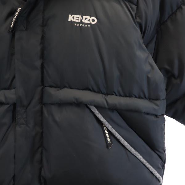 Kenzo Пуховик 130 Серия Black ENFANT Детский Б/У
