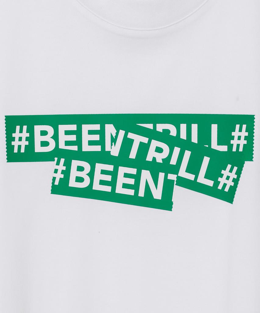 Футболка BEENTRILL с фирменной лентой (зеленый)