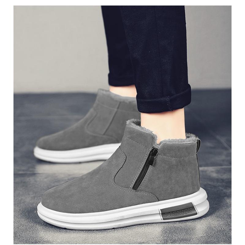 Men's Shoes, Winter Warm Casual Shoes, Comfortable Velvet Casual Shoes, Walking Shoes