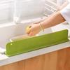 1/2pcs Silicone Sink Baffle Splash Guard Oil-Proof with Suction Cup Pool Water Baffle Plate Kitchen Supplies Waterproof Screen
