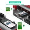 Dual TF Micro SD Card To Mini PCI-E Adapter Memory Card Converter Memory Card Reader Adapter for All PCI Express Mini Card Slot