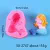 Mermaid Tail Silicone Resin Mold DIY Ocean Mermaid Shell Conch Fondant Chocolate Cupcake Gumpaste Baking Cake Decorating Tools