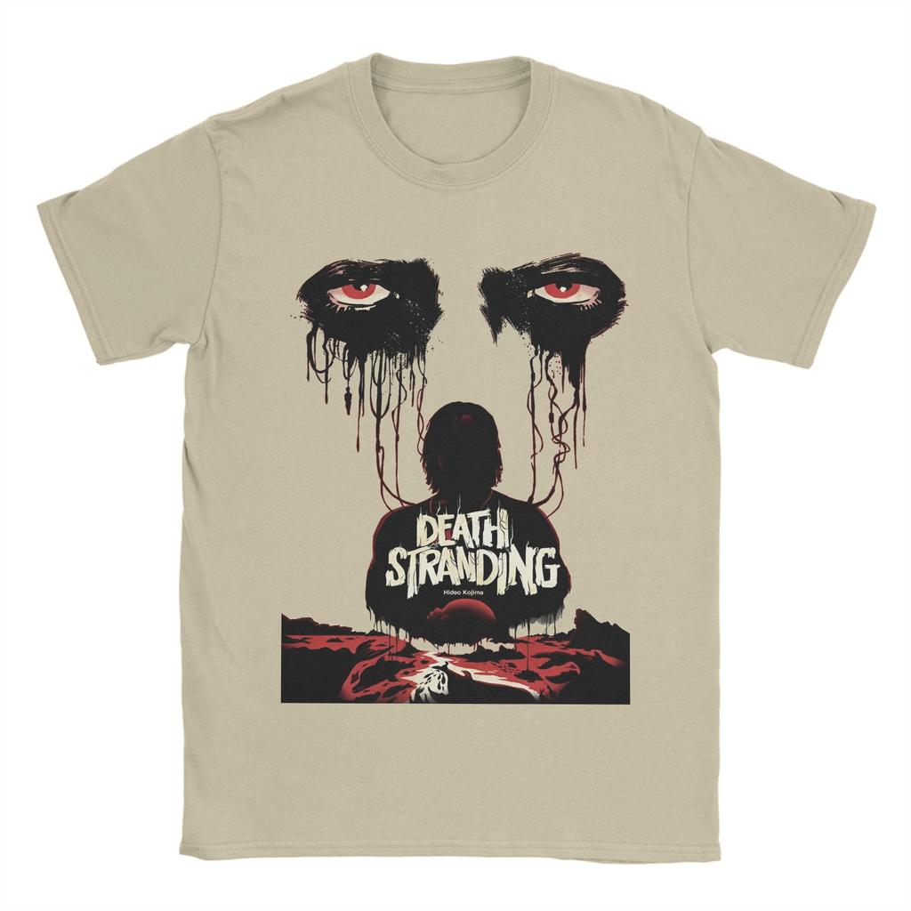 2025 Death Stranding 2 Футболка Летняя Хлопковые Футболки Для Мужчин Харадзюку Узор Футболка С Коротким Рукавом Забавные Топы