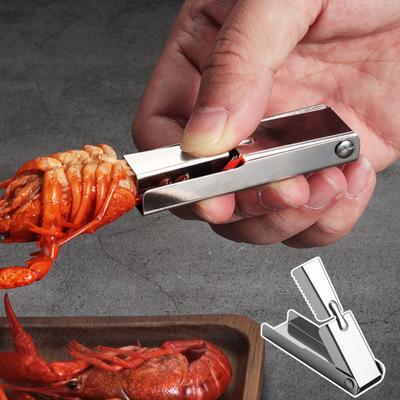 Инструмент для чистки раков Yousheng, нержавеющая сталь, креветкочистка, легкое удаление хвостов раков, компактное устройство для чистки морепродуктов, безопасные для ногтей раки