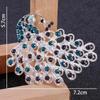 Female Pins Jewelry Bird Crystal Peacock Brooch
